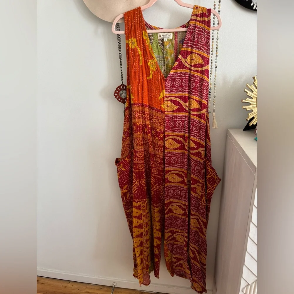 Kantha Bae Harmony Bohemian Wide-Leg Jumpsuit - Picture 11 of 14